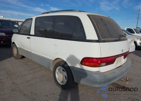 1991 Toyota Previa Le z USA, uszkodzony, nr VIN JT3AC12R2M0046937